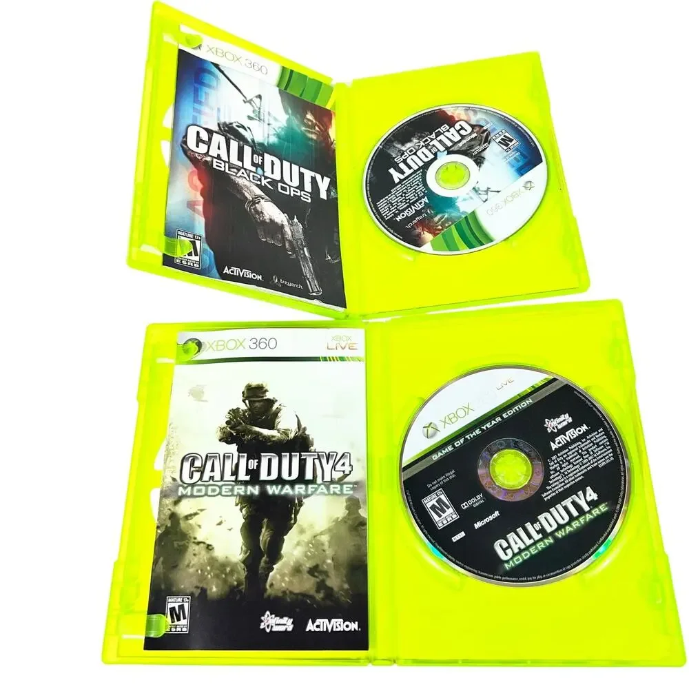 Xbox 360 Game Lot Bundle 10 Games GTA V Call of Duty Black Ops Diablo 3